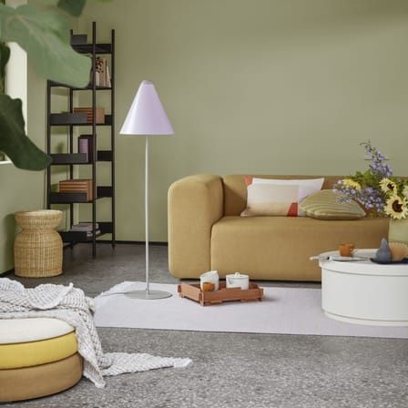 Plateau empilable Stacie bois marron / 44 x 34 x H 10 cm - MDF - BROSTE COPENHAGEN