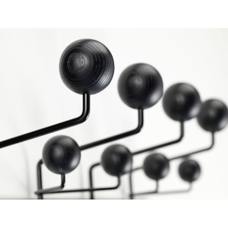 Portemanteau mural Hang it all métal bois noir / Eames (1953) - Vitra