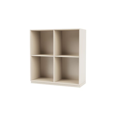 Show Storage wood white / W 69.6 x D 30 x H 72.6 cm - MONTANA