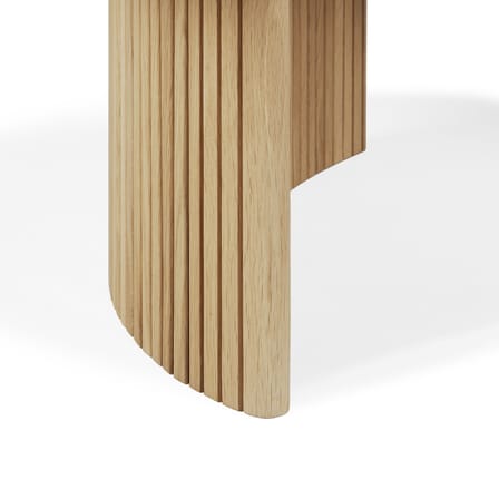 Table basse Boomerang bois naturel / 90 x 61 x H 29 cm - Chêne - Ethnicraft