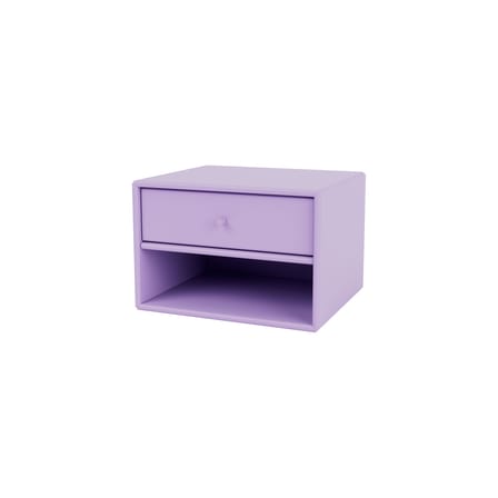 Table de chevet murale Dash bois violet / Console - L 35,4 x P 30 x H 24 cm - MONTANA