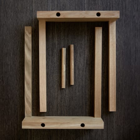 Tabouret Peg bois naturel - MOEBE