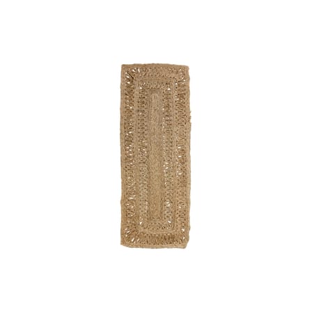 Tappeto Soleil fibre beige / 70 x 200 cm - Iuta - HK LIVING