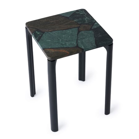Tavolino d'appoggio Smash marmo verde / 35 x 35 x H 50 cm - Tom Dixon