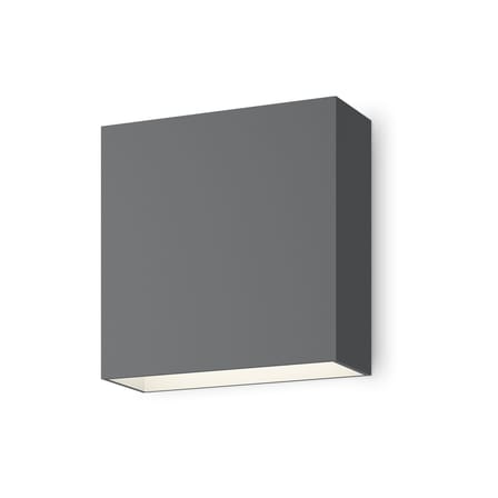 Applique Structural LED métal gris argent / 16 x 16 cm - Vibia