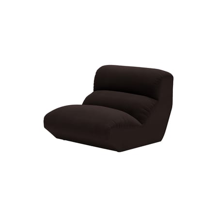 Chauffeuse Hi Lo AV54 tissu marron - &tradition