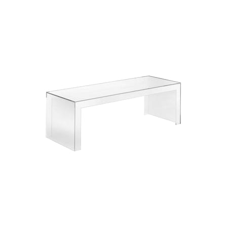 Console basse Invisibles Side plastique transparent / L 120 x H 40 cm -  Tokujin Yoshioka, 2012 - Kartell