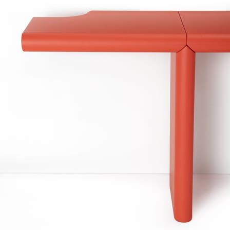 Console murale Zavolo 792 bois orange / L 144 x H 75 cm - Zanotta