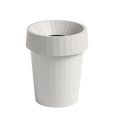 Corbeille à papier Shade plastique blanc / Ø 30 x H 37 cm - Hay