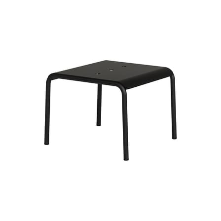 Couchtisch Panorama metall schwarz / 50 x 50 x H 38,2 cm - TIPTOE