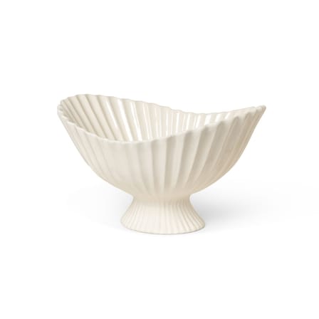 Coupe Fountain Large céramique blanc / 41 x 30 x H 24 cm - Ferm Living