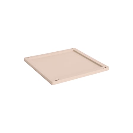 Couvercle  plastique rose / Pour panier Colour Crate Medium Square & Cube 30 x 30 cm - Hay