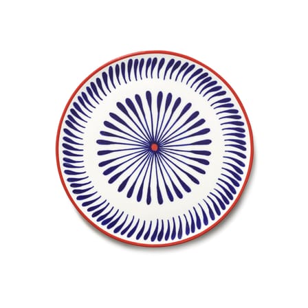 Dessertteller Bazaar keramik blau / Set von 4 - Ø 21 cm - Serax