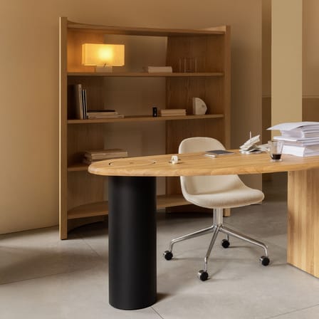 Étagère Crescent High bois naturel / L 150 x H 173 cm - Audo Copenhagen