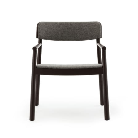 Fauteuil bas rembourré Timb tissu gris - Normann Copenhagen