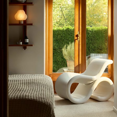 Fauteuil Éclair Chair beige - CRÈME ATELIER