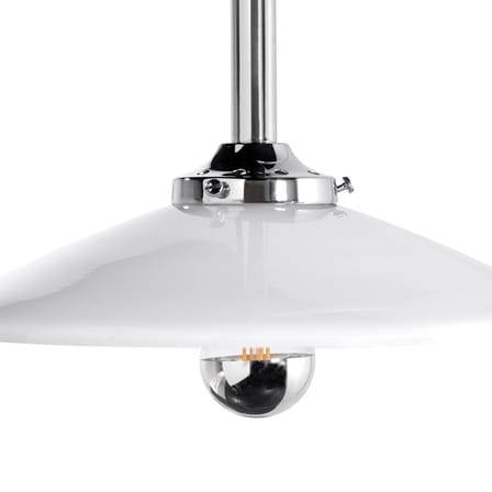 Hanging Lamp n°5 Wall light with plug metal silver / H 100 x W 90 cm - valerie objects