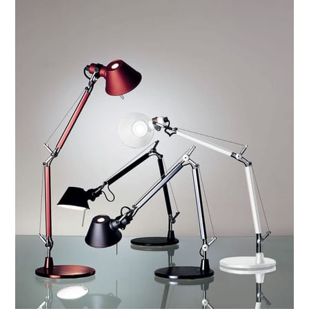 Lampada da ufficio Tolomeo Micro metallo bianco / 1987 - Artemide