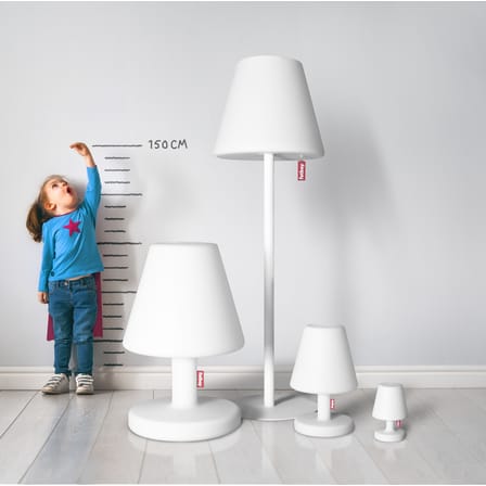 Lampe d'extérieur Edison the Grand Bluetooth plastique blanc / H 90 cm - LED - Fatboy