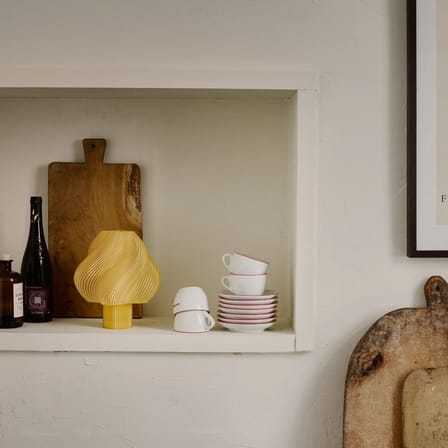Lampe sans fil rechargeable Soft Serve jaune - CRÈME ATELIER