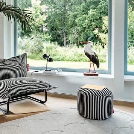 Pouf Point Terry / Tissu éponge - Ø 50 cm - Fatboy