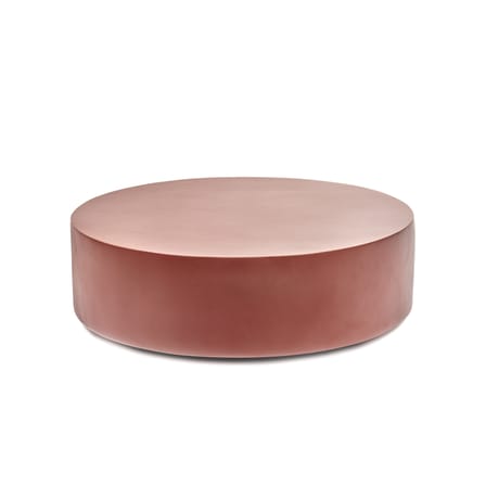 Table basse Pawn céramique rouge / Ø 68 x H 20 cm - Fibre polyester / Seconde vie - Serax