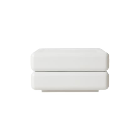 Table basse Space bois blanc / 60 x 60 x H 32 cm - HK LIVING
