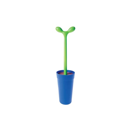 Merdolino Toilet brush plastic material blue - Alessi