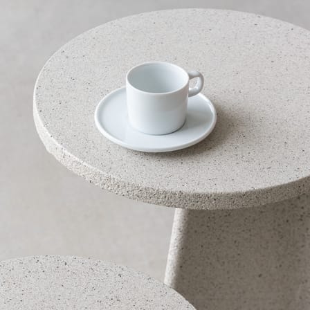 Table d'appoint Ancora béton gris / Ø 35,5 x H 47 cm - Magis