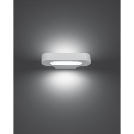 Applique Talo LED métal blanc / L 21 cm - Artemide