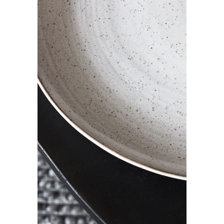 Assiette Pion céramique blanc gris / Ø 28 cm - House Doctor