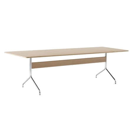 Bureau Pavilion AV24 bois naturel / 250 x 110 cm - &tradition