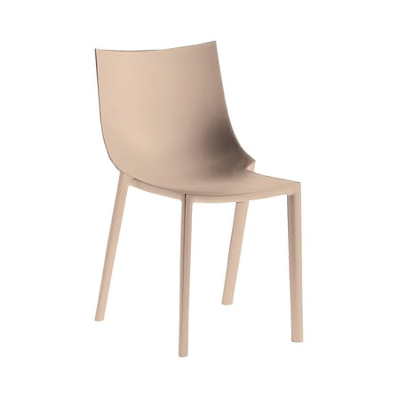 Chaise empilable Bo plastique beige - Driade