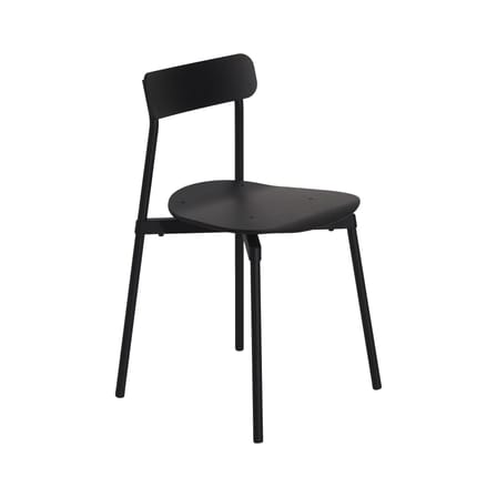 Chaise empilable Fromme bois noir - Petite Friture