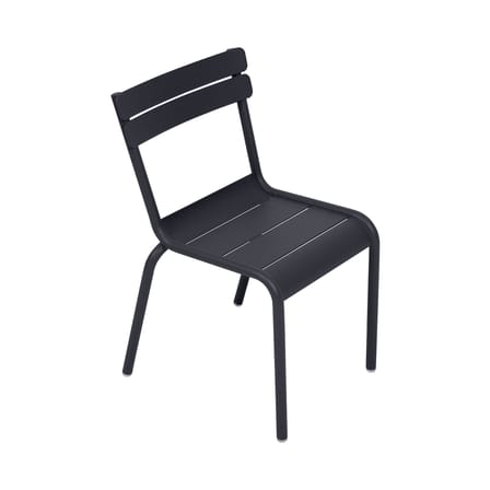 Chaise enfant Luxembourg Kid métal gris / Empilable - Fermob
