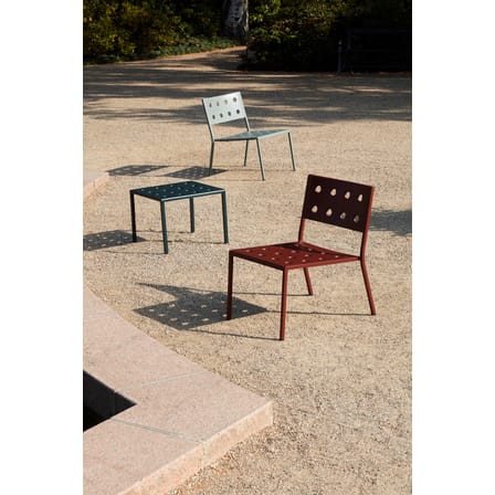 Coussin d'assise  tissu rouge / Pour chaise et fauteuil lounge Balcony - Hay