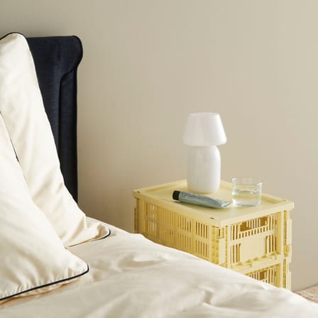 Couvercle  métal jaune / Pour panier Colour Crate Medium 26,5 x 34,5 cm - Hay