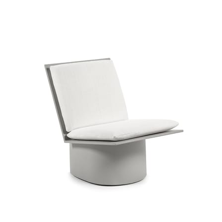 Fauteuil bas Valerie métal gris - Serax