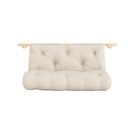 Schlafcouch Hooked textil beige / L 135 cm - 3-fach modulierbar - KARUP