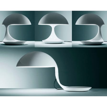 Lampe de table Cobra plastique rouge / Edition limitée 50 ans - Elio Martinelli , 1968 - Martinelli Luce