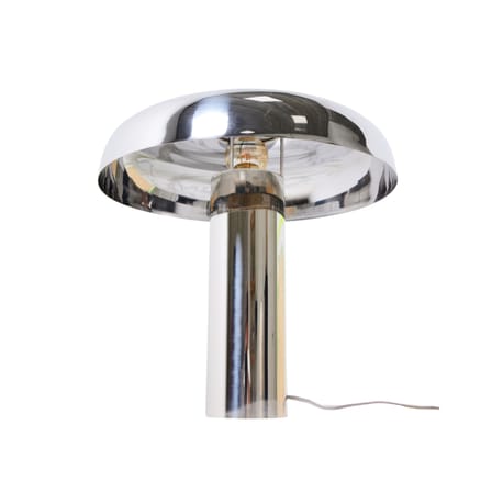 Lampe de table Mushroom métal argent / Ø 39 x H 38 cm - HK LIVING