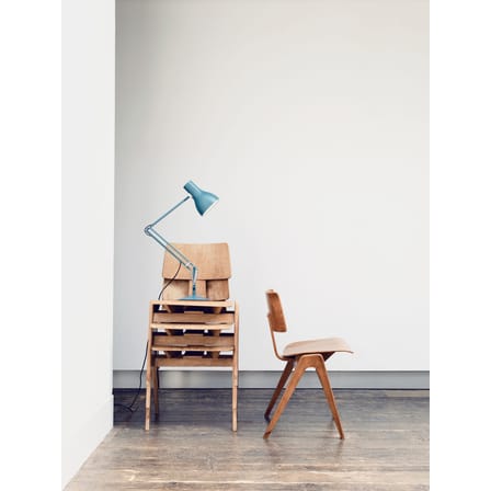 Lampe de table Type 75 métal bleu / By Margaret Howell - Edition limitée / Réédition 1930' - Anglepoise