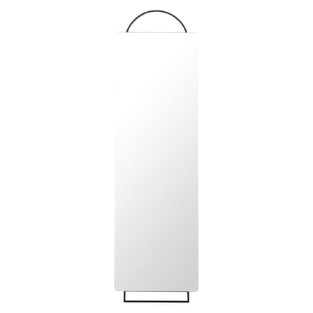 Miroir mural Adorn métal verre noir / L 45 x H 159 cm - Ferm Living