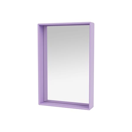Miroir mural Colour Frame - Shelfie bois violet / 46,8 x 69,6 x P 9,9 cm - MONTANA