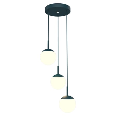 Suspension Mooon! Triple LED / Sphère verre - Bluetooth - Ø 15 cm - Fermob