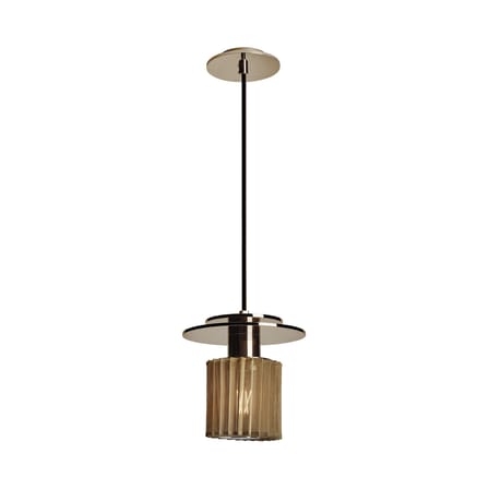 Pendelleuchte In the sun Small gold metall / Ø 19 cm - DCW éditions