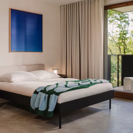 Plaid Gilli vert / 150 x 200 cm - NOO.MA