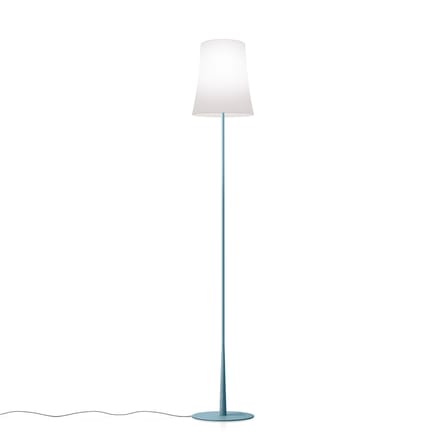 Stehleuchte Birdie Easy   plastikmaterial blau / H 150 cm - Foscarini