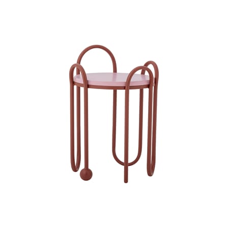 Table d'appoint Whimsica métal rouge / Ø 30,5 x H 46 cm - Bloomingville