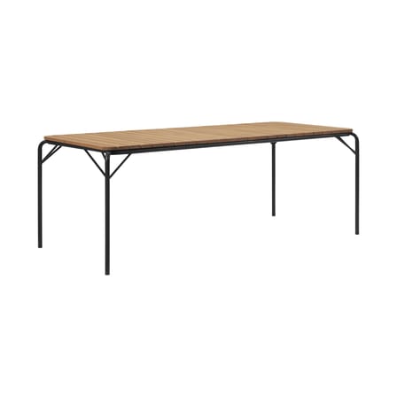 Table rectangulaire Vig Wood bois naturel / 90 x 200 cm - Normann Copenhagen